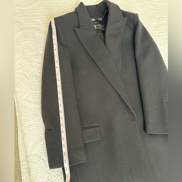 Zara.Manteco. Long wool blend coat. EUR L, US L. - Picture 16 of 16